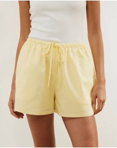 Atmos&Here - Paradise Linen Blend Shorts