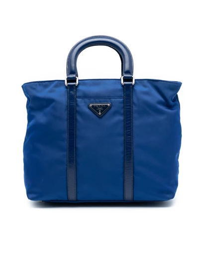 Pre-Loved by Azura Reborn - Pre-Loved Vitello Trimmed Tessuto Satchel