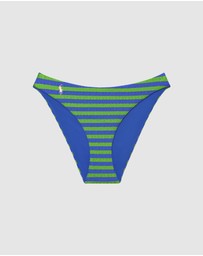 Polo Ralph Lauren - Cable Stripe Mid Rise Bikini Bottom
