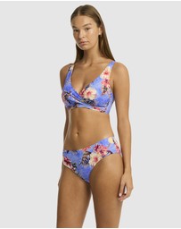 Sea Level Australia - Blue Hawaii Mid Bikini Pant