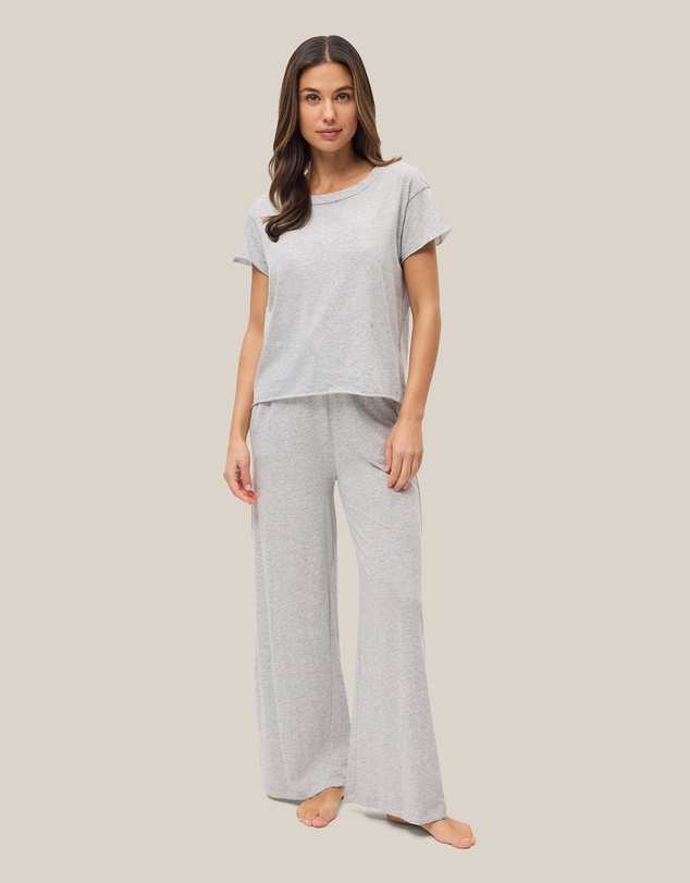 Papinelle - Jada Organic Cotton Knit Boxy Tee