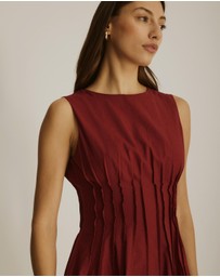 Atmos&Here - Anna Pintuck Maxi Dress