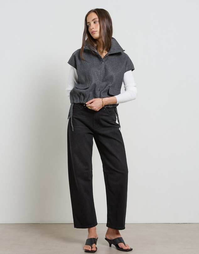 DRICOPER DENIM - Dina Cropped Barrel Jeans