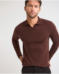 Oxford - Blair Polo Collar Merino Knit