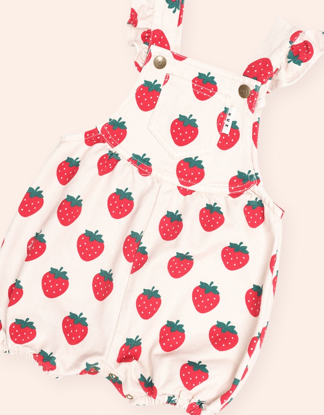 Huxbaby - Strawberry Bubble Romper - Babies