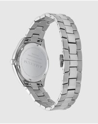 Maxum - Sydney - Black Dial & Silver Tone Case & Bracelet