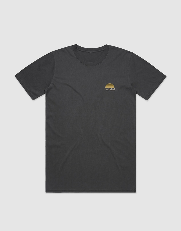Banabae - Rad Dad Organic Cotton Tee - Washed Black