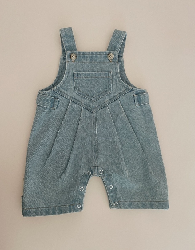 Susukoshi - Denim Overall Shorts