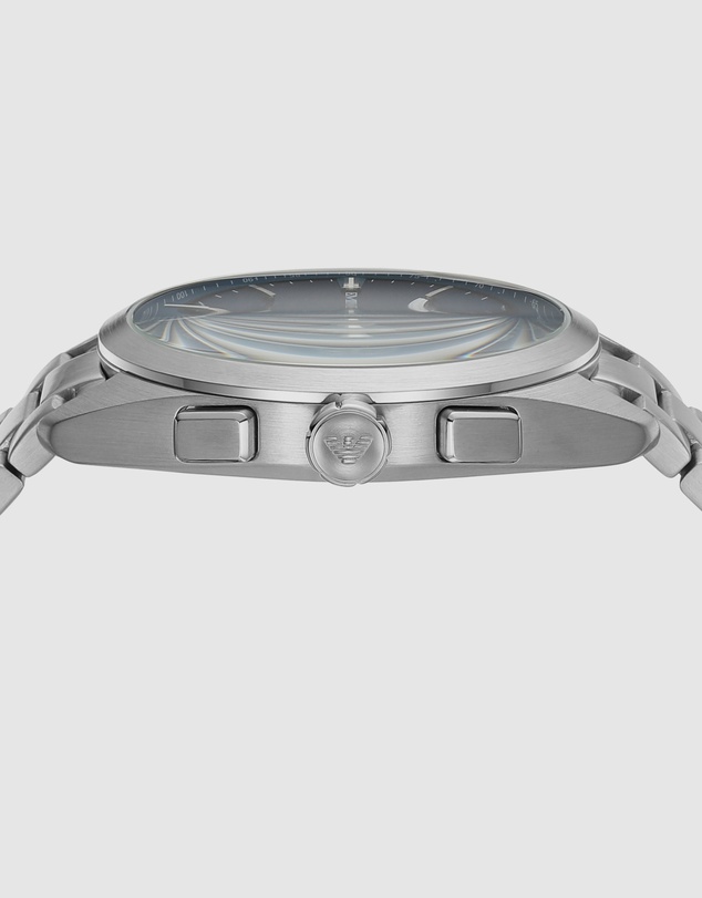 Emporio Armani - Silver Tone Chronograph Watch