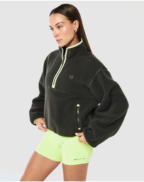 P.E Nation - Verde Sherpa Quarter Zip Jacket