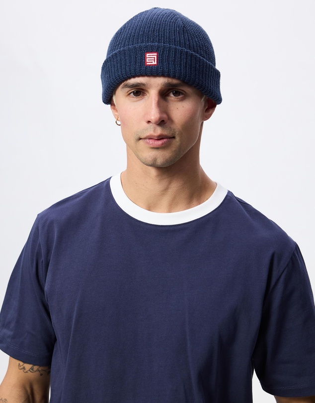S Double - Red Cube Low Beanie