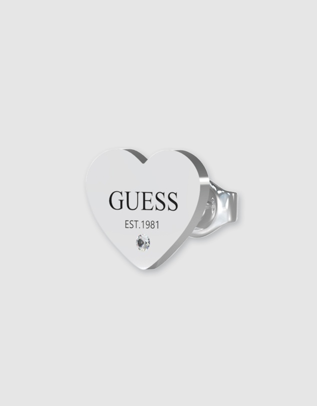 GUESS - Guess Emblazed Studs Party Silver Tone
