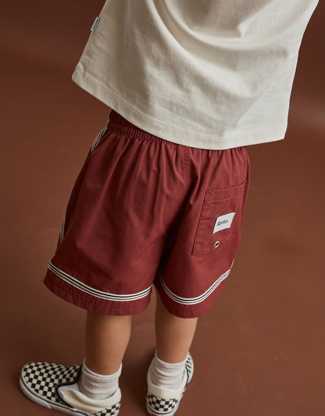 Rhythm - Twin Trim Heritage Beach Shorts - Kids