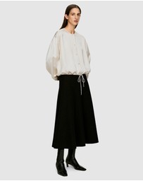 ARKET - Volume-Sleeve Satin Blouse