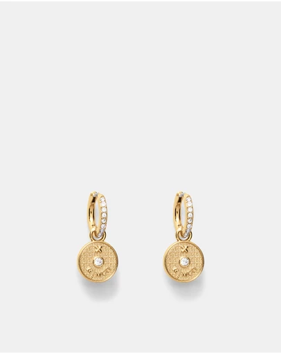 MIMCO - Amulet Charm Hoop Earrings