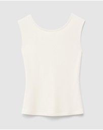 & Other Stories - Knitted Sleeveless Scoop-Neck Top