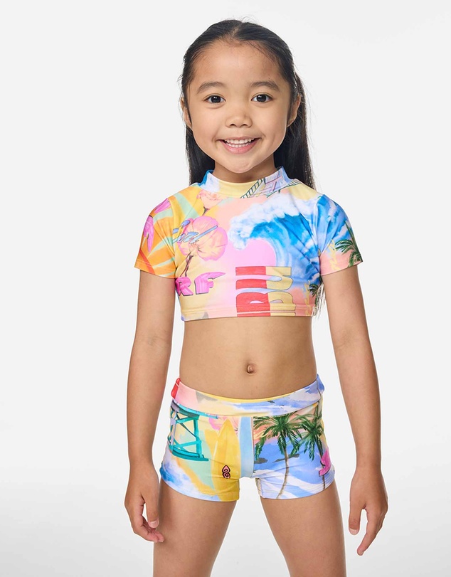 Rip Curl - Malibu Ss Swim Set - Kids