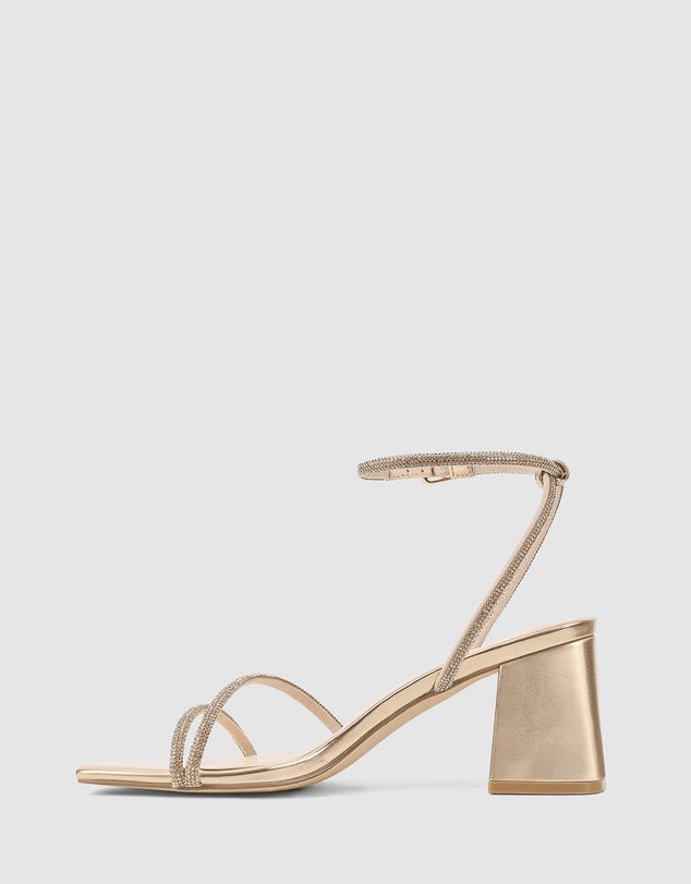 Verali - Strawberry Block Heel Sandals