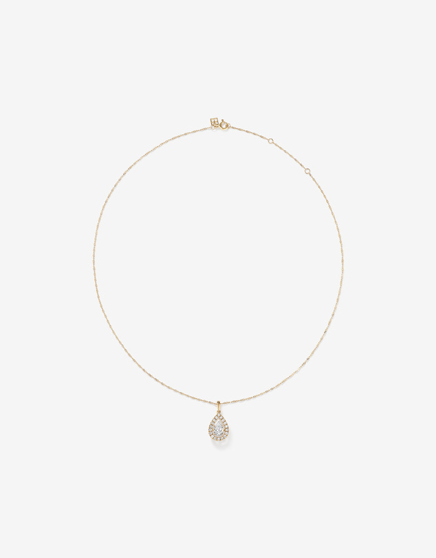 Michael Hill - Lume Lab Pear Pendant with 1.00 Carat TW of Laboratory-Grown Diamonds in 10kt Gold