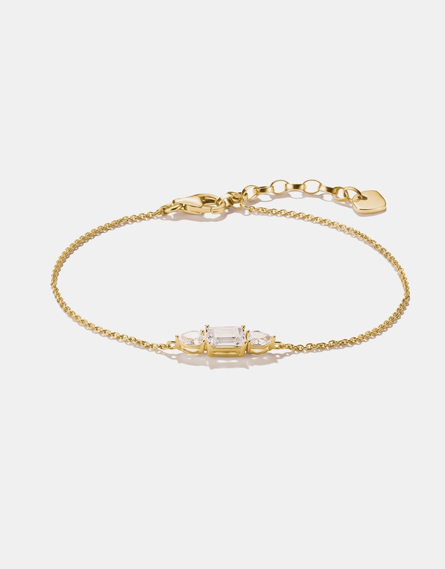THOMAS SABO - THOMAS SABO Bracelet with Sparkling Zirconia Stones Gold