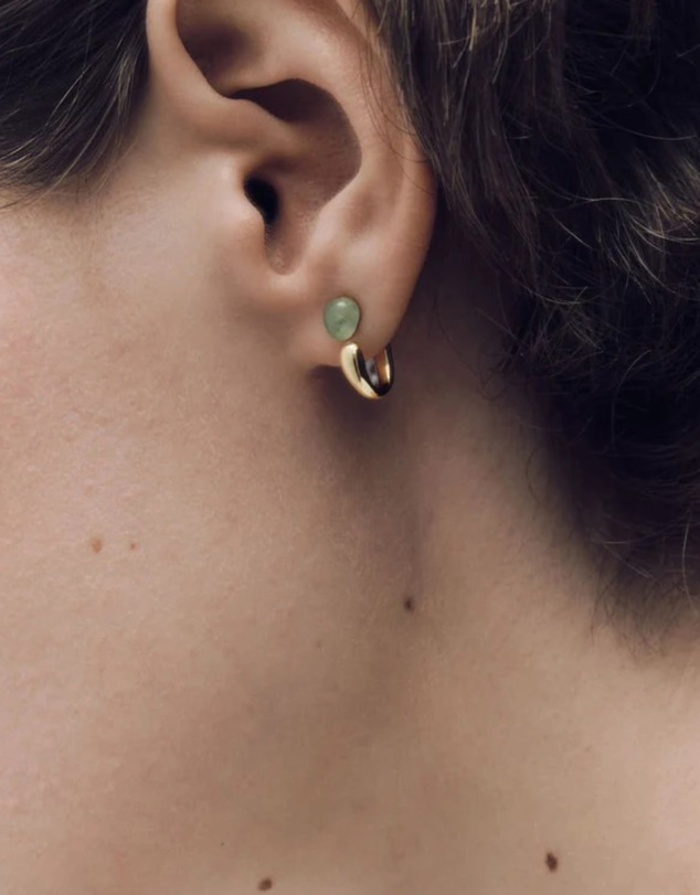 PDPAOLA - Green Aventurine Nova Earrings