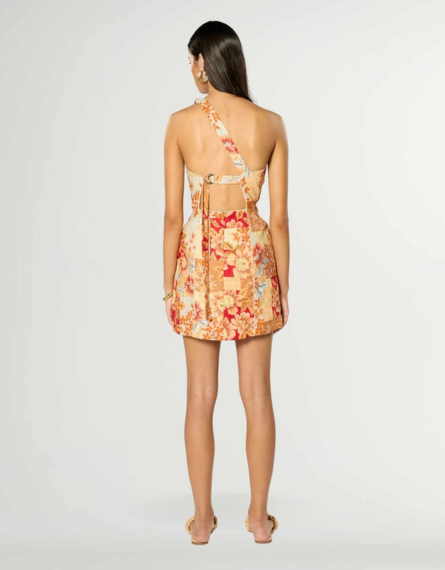 Winona - Solene Asymmetrical Short Dress 