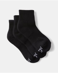 Cotton On Body Active - 3-Pack Body Quarter Crew Socks