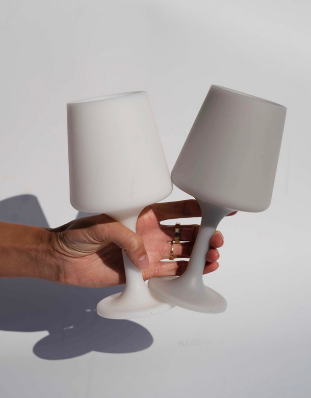 porter green - swepp | silicone unbreakable wine glasses