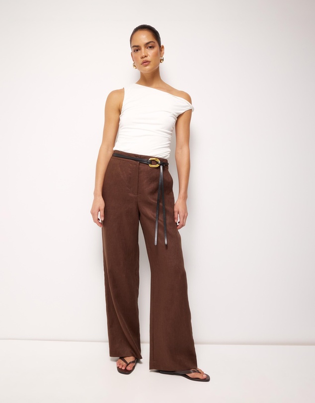 AERE - Nara Tailored Linen Pants