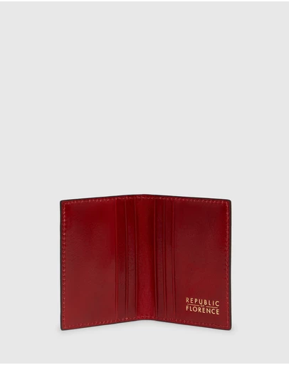 Republic of Florence - Vertical Card Holder Red