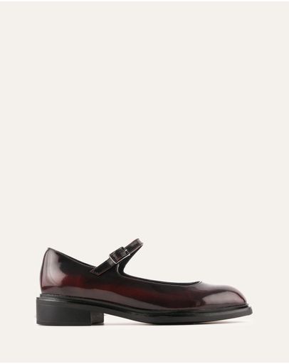 BURGUNDY LEATHER