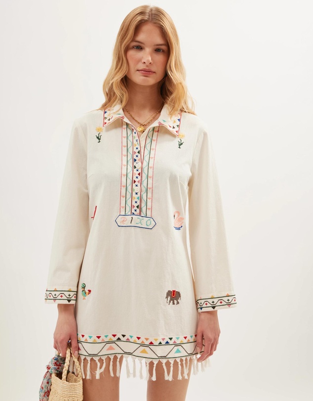 Rixo - Astoria Dress Wildling Embroidery