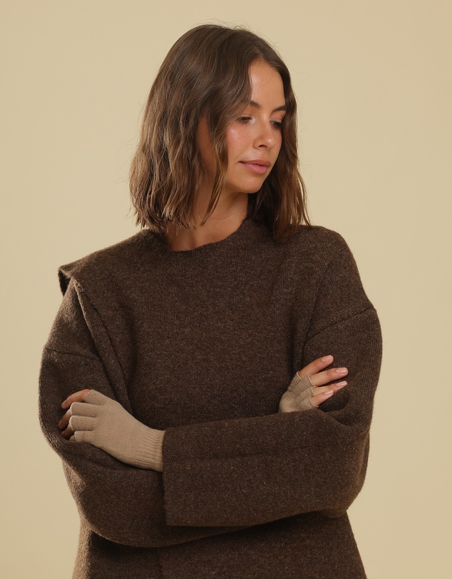 Morgan & Taylor - Jaylah Knitted Fingerless Gloves