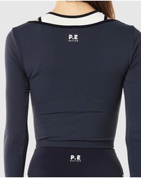 P.E Nation - Sutton LS Cropped Top