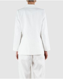 Amelius - Azure Linen Blazer
