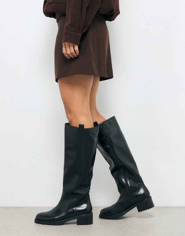 AERE - Leather Knee Boots