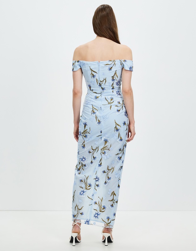 Romance by Honey and Beau - Gianna Off Shoulder Maxi Dress
