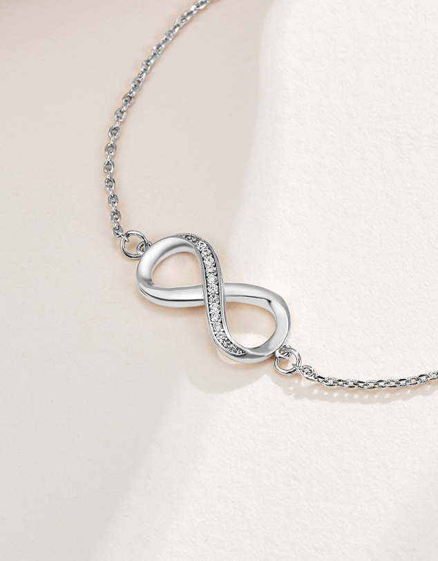 Mestige - Infinitely Yours Bracelet - Silver Plated