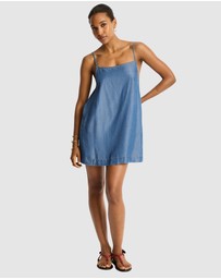 Sea Level Australia - Denim Surf Shift Short Dress