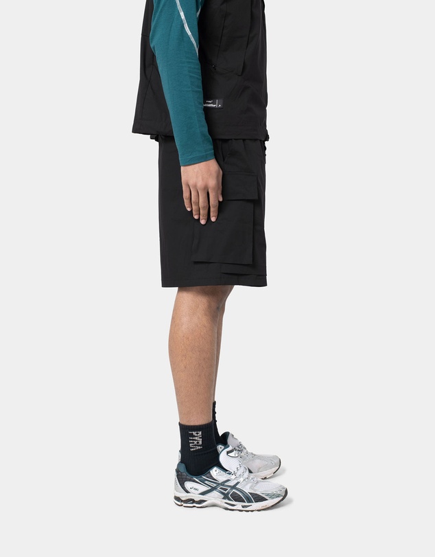 PYRA - HELIX  CARGO SHORT- BLACK