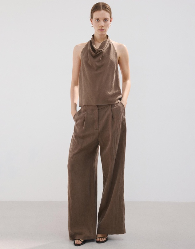 M.N.G - Straight Lyocell Trousers