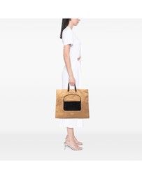 Pre-Loved by Azura Reborn - Pre-Loved Hemp Silhouette Baguette Tote