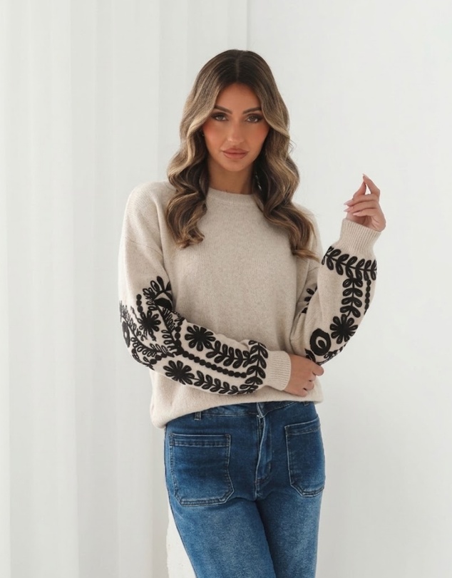 Esther & Co - Mohanna Knit - Latte