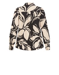 City Chic - Bella Long Sleeve Print Shirt