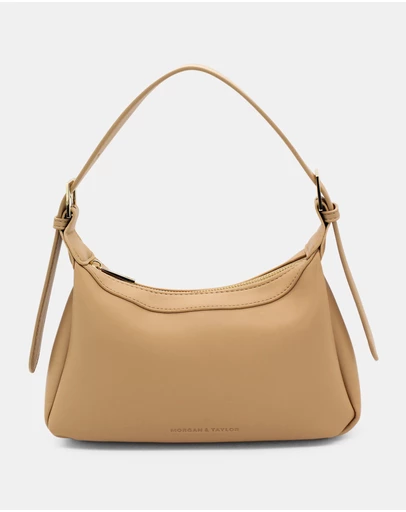 Morgan & Taylor - Anya Shoulder Bag in Beige Tan