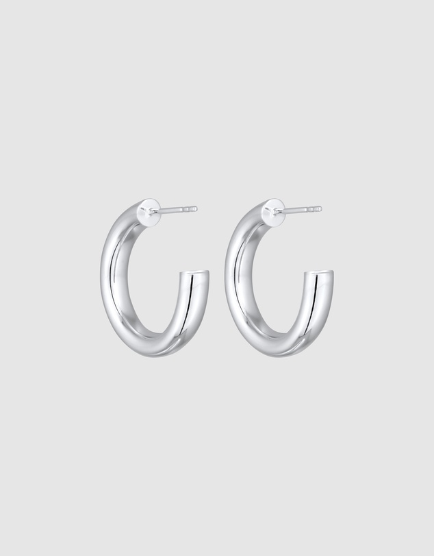 Elli Jewelry - Earrings Creoles Studs In 925 Sterling Silver