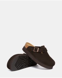 EVERAU - Australian Shepherd Ugg Berrin Platform Cow Suede Upper Loafer Oxfords Flats
