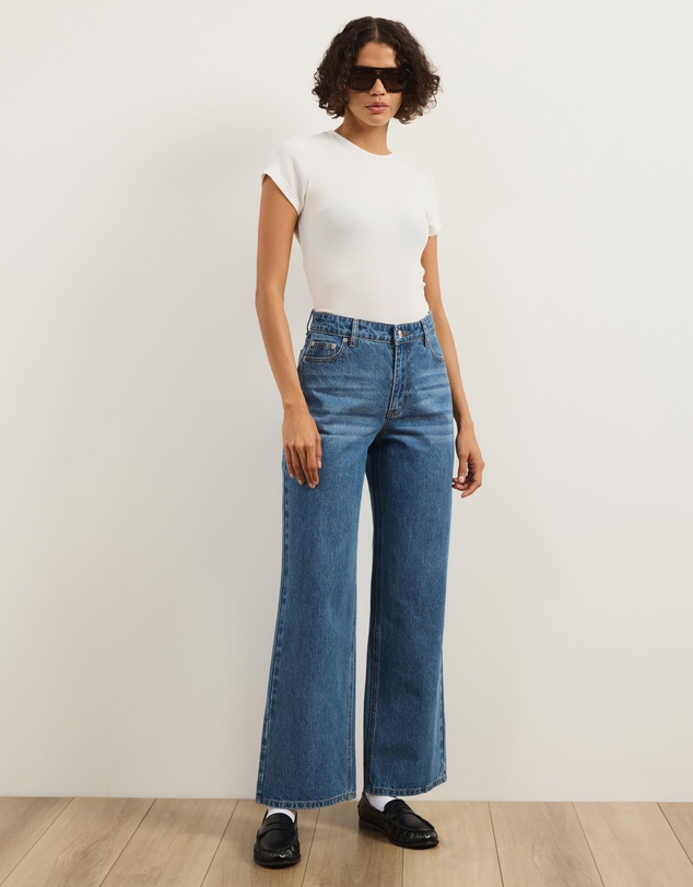 Atmos&Here - Kendal Mid Rise Relaxed Jeans