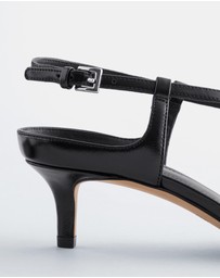 & Other Stories - Criss-Cross Leather Slingback Pumps