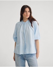 Oxford - Annika Washed Linen Shirt